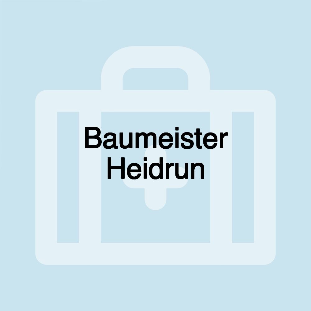 Baumeister Heidrun