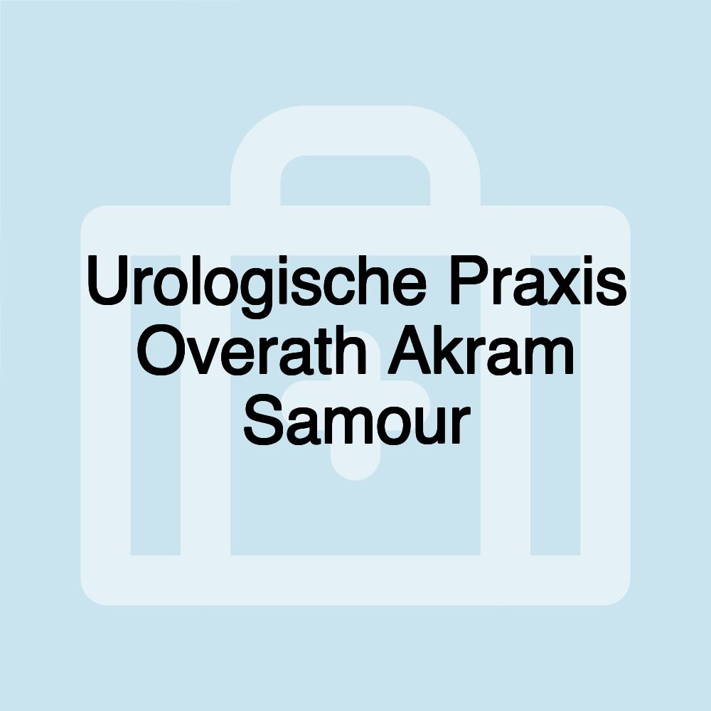 Urologische Praxis Overath Akram Samour