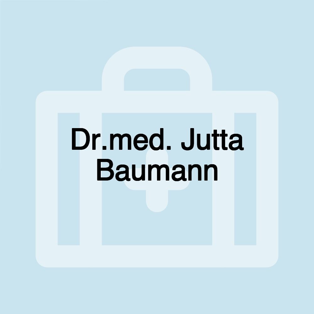 Dr.med. Jutta Baumann