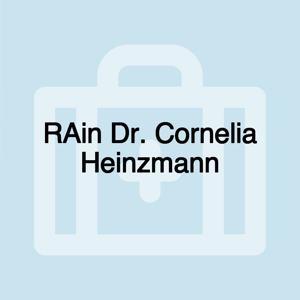 RAin Dr. Cornelia Heinzmann