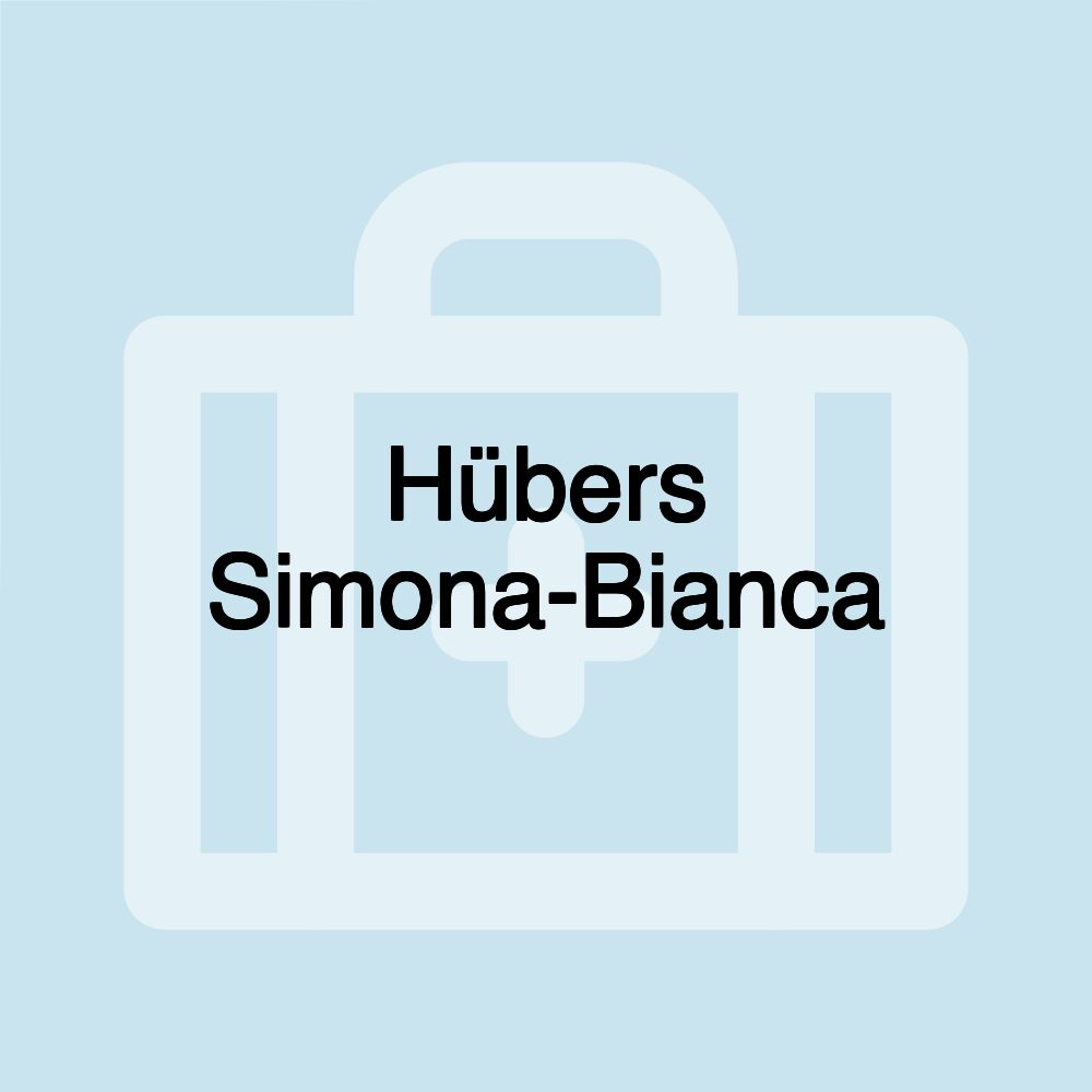 Hübers Simona-Bianca