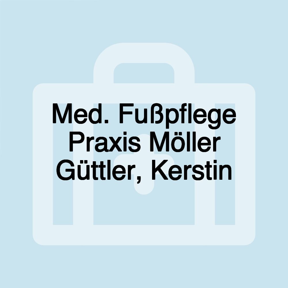 Med. Fußpflege Praxis Möller Güttler, Kerstin