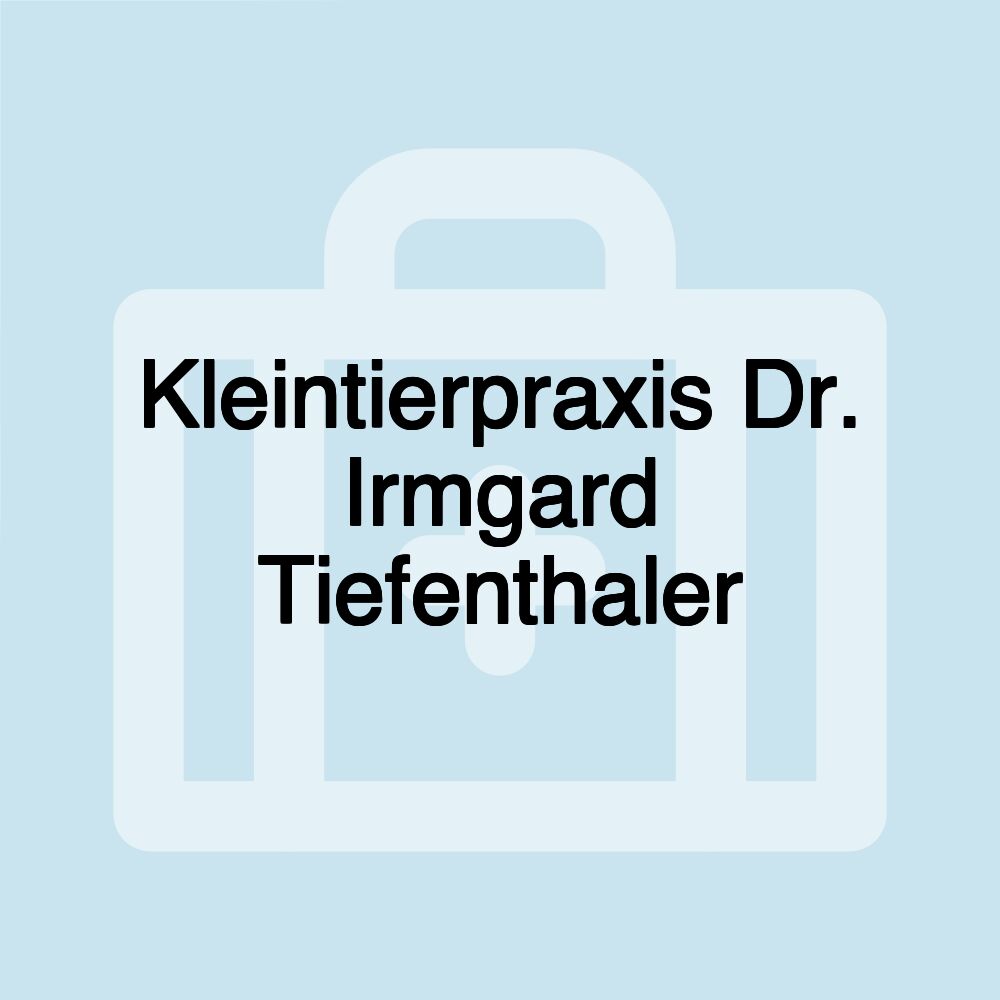 Kleintierpraxis Dr. Irmgard Tiefenthaler