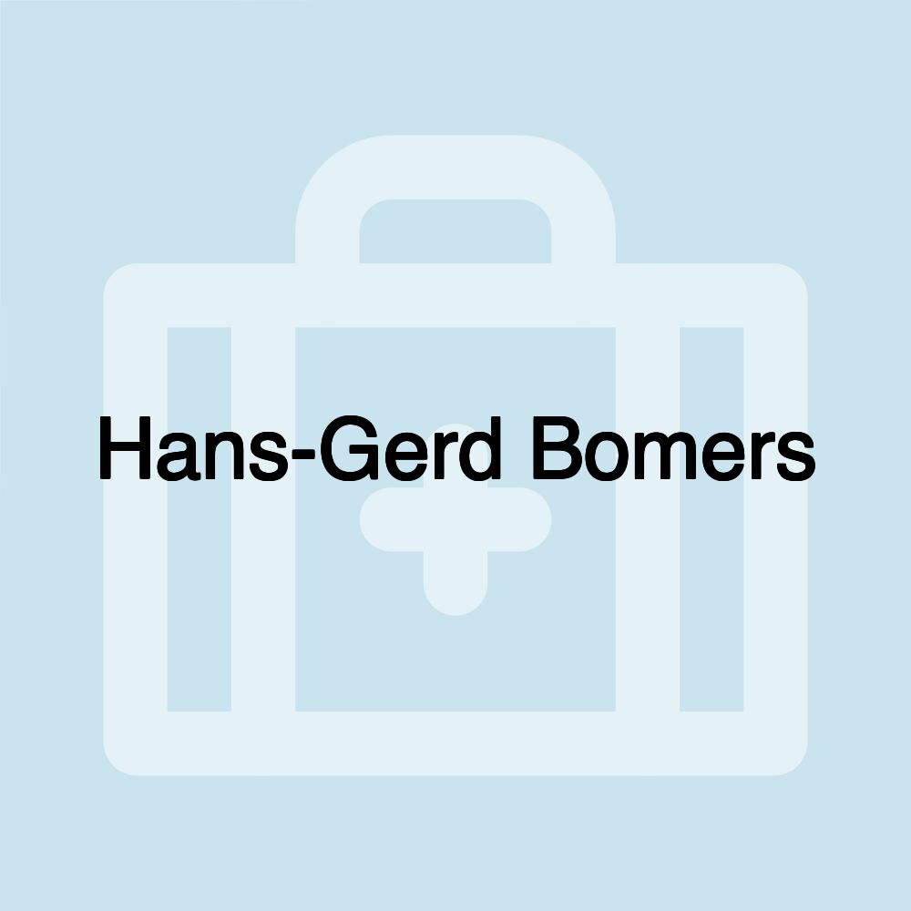 Hans-Gerd Bomers