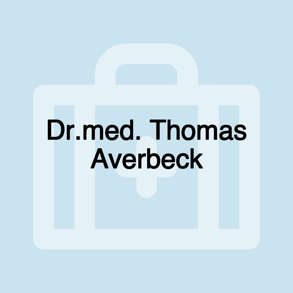 Dr.med. Thomas Averbeck