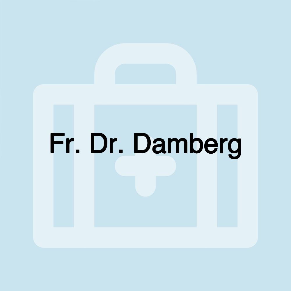 Fr. Dr. Damberg