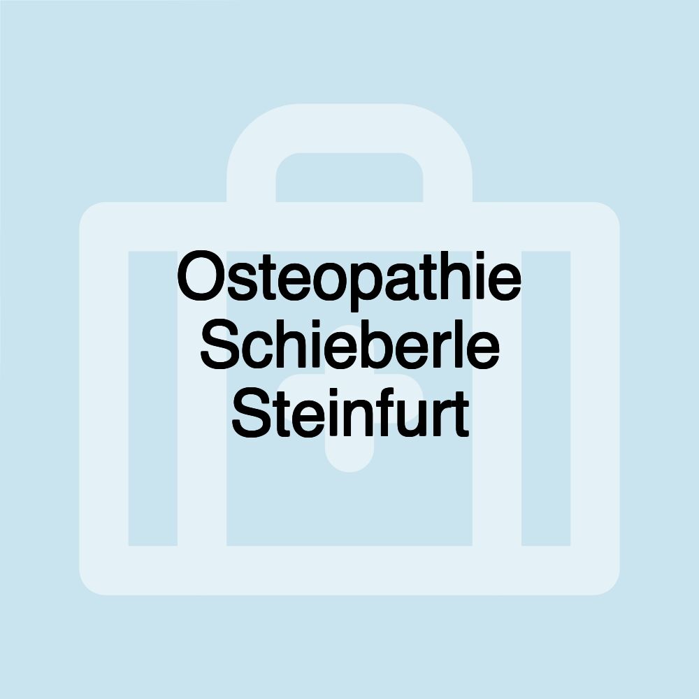 Osteopathie Schieberle Steinfurt