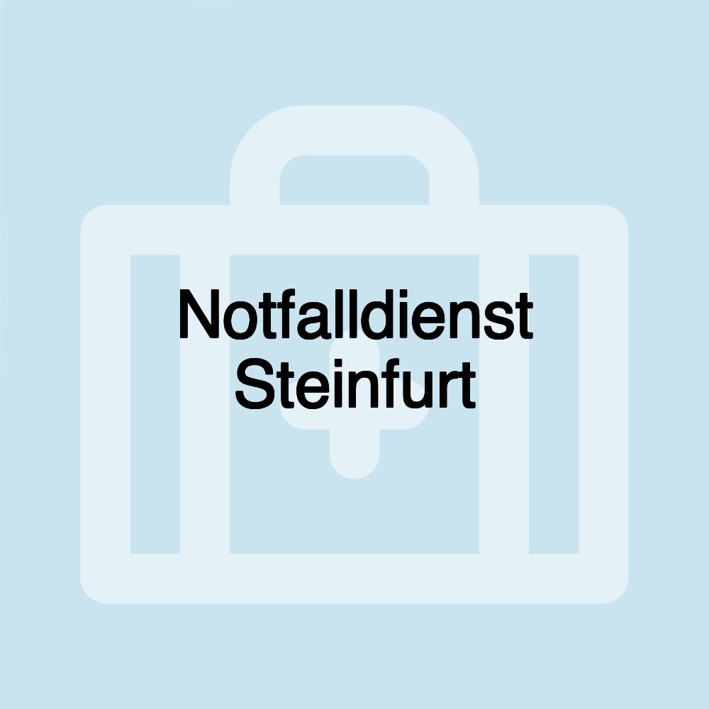 Notfalldienst Steinfurt