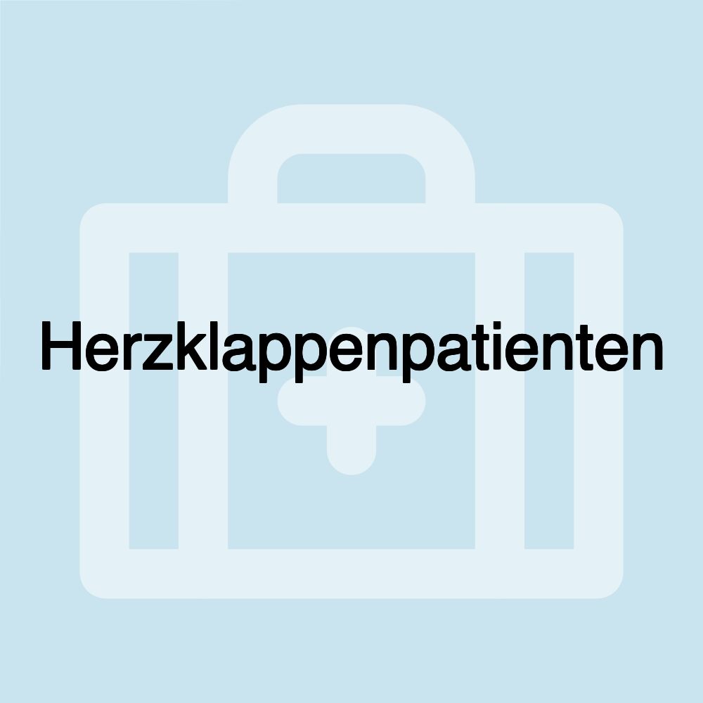 Herzklappenpatienten