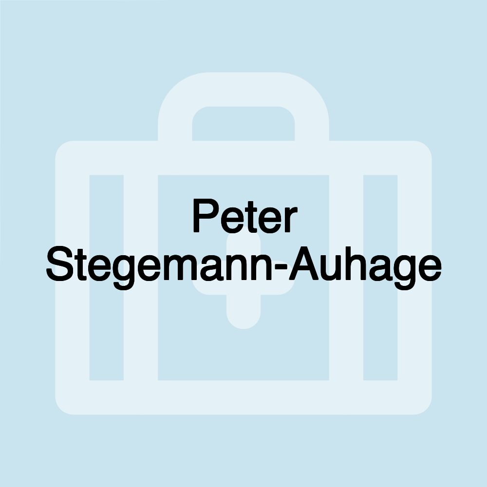 Peter Stegemann-Auhage