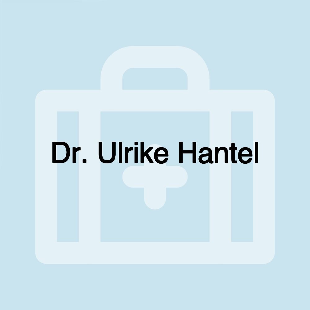 Dr. Ulrike Hantel