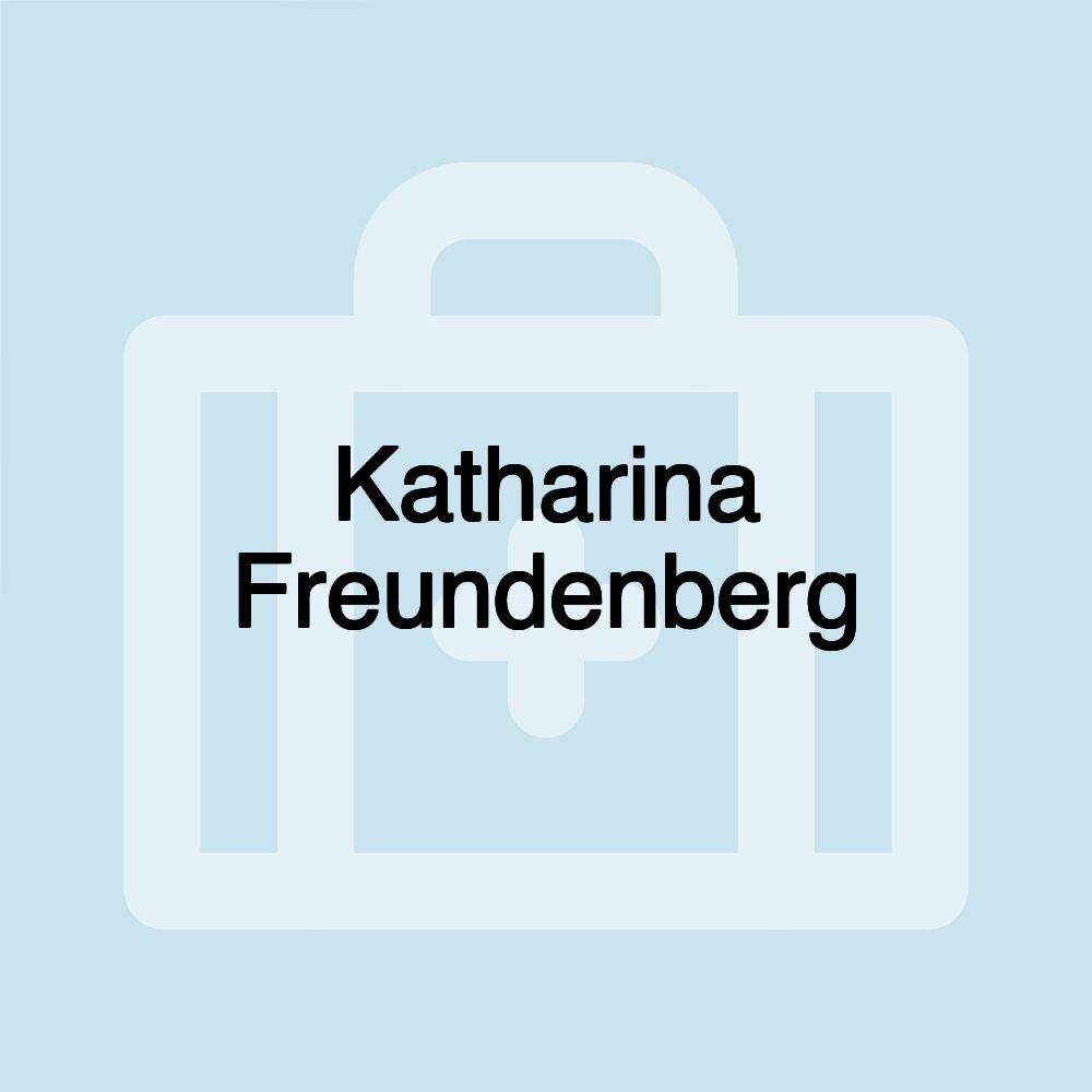 Katharina Freundenberg