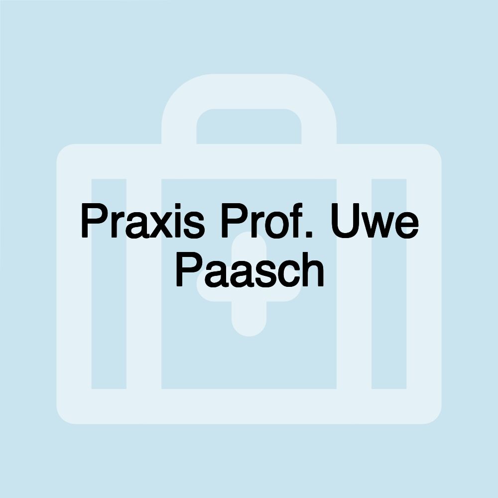 Praxis Prof. Uwe Paasch