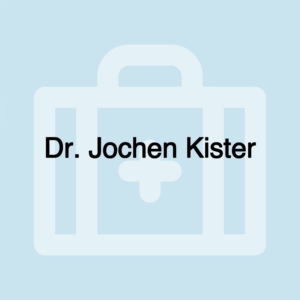 Dr. Jochen Kister