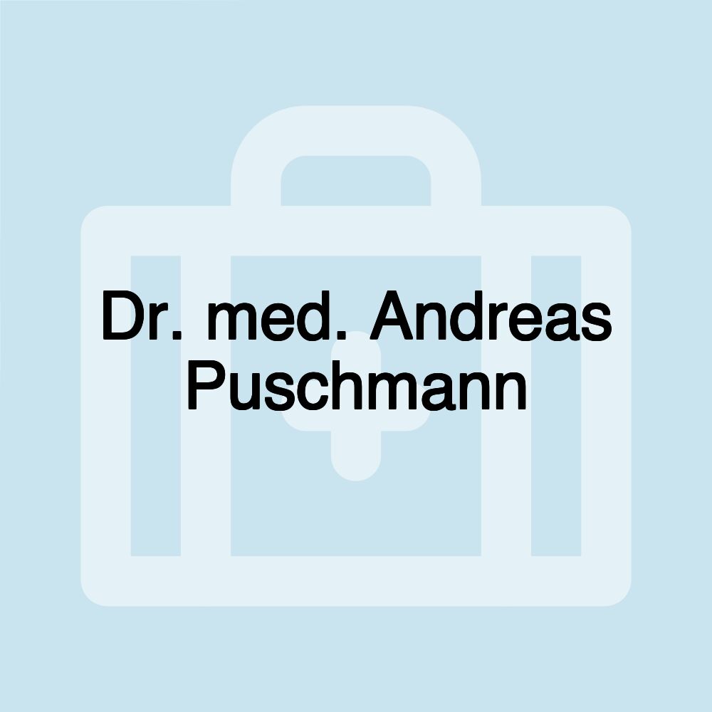 Dr. med. Andreas Puschmann