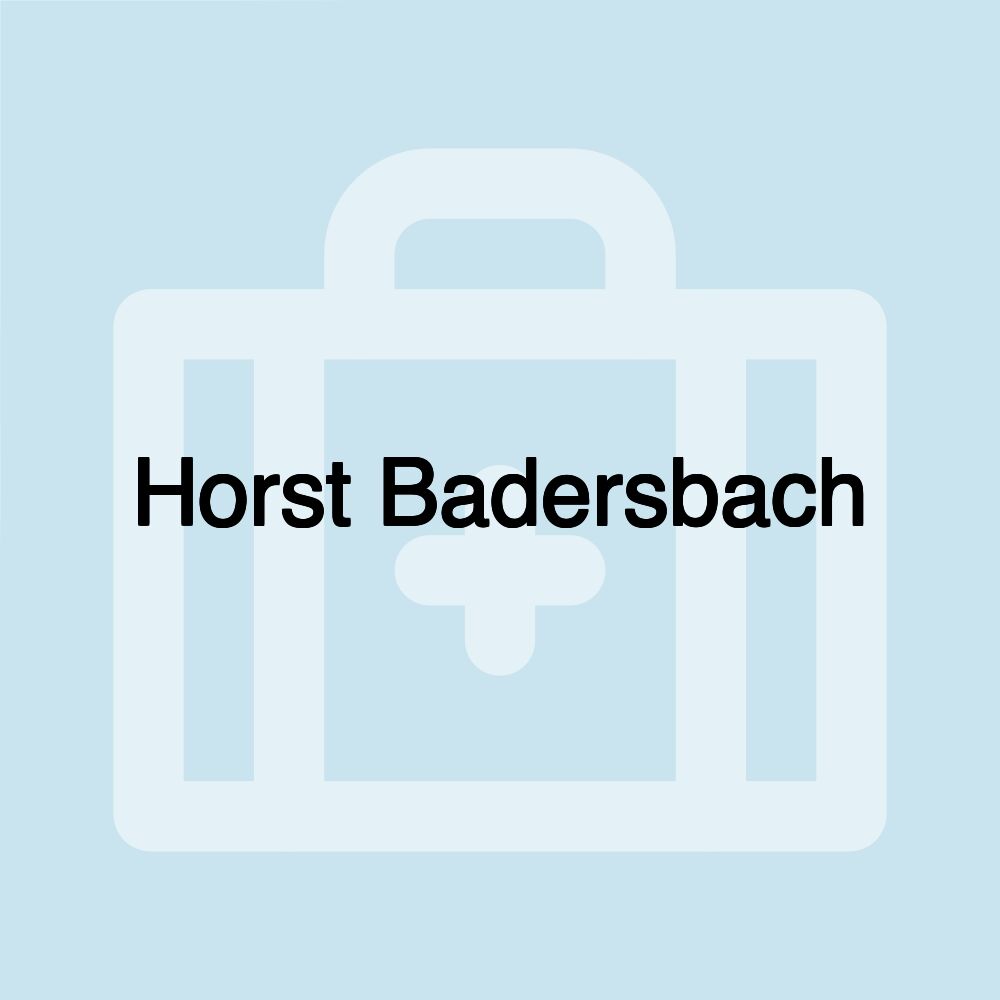 Horst Badersbach