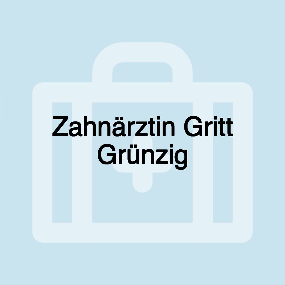 Zahnärztin Gritt Grünzig