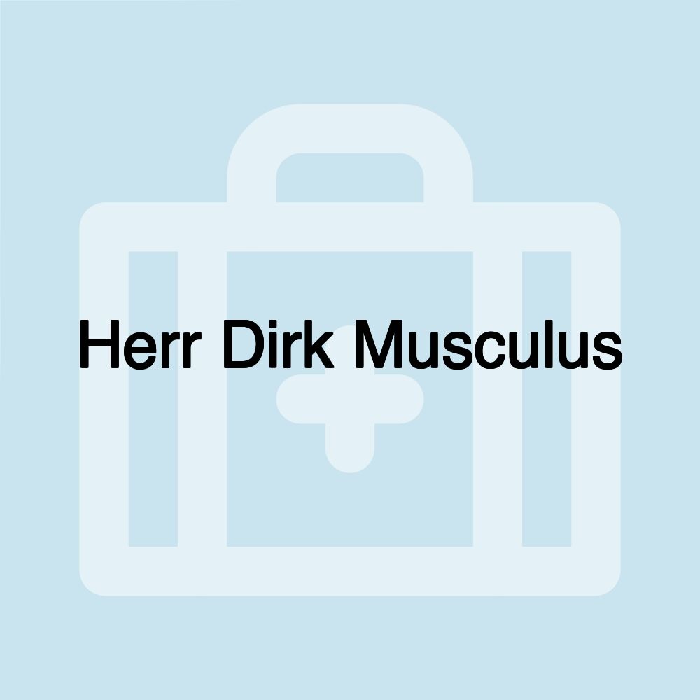 Herr Dirk Musculus