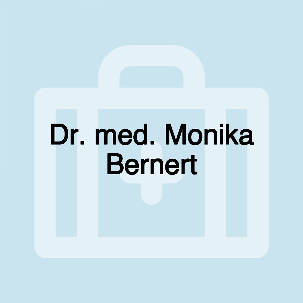 Dr. med. Monika Bernert