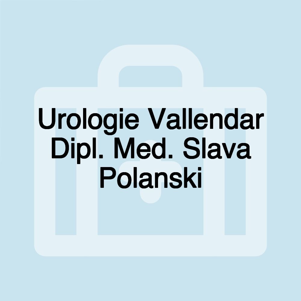 Urologie Vallendar Dipl. Med. Slava Polanski