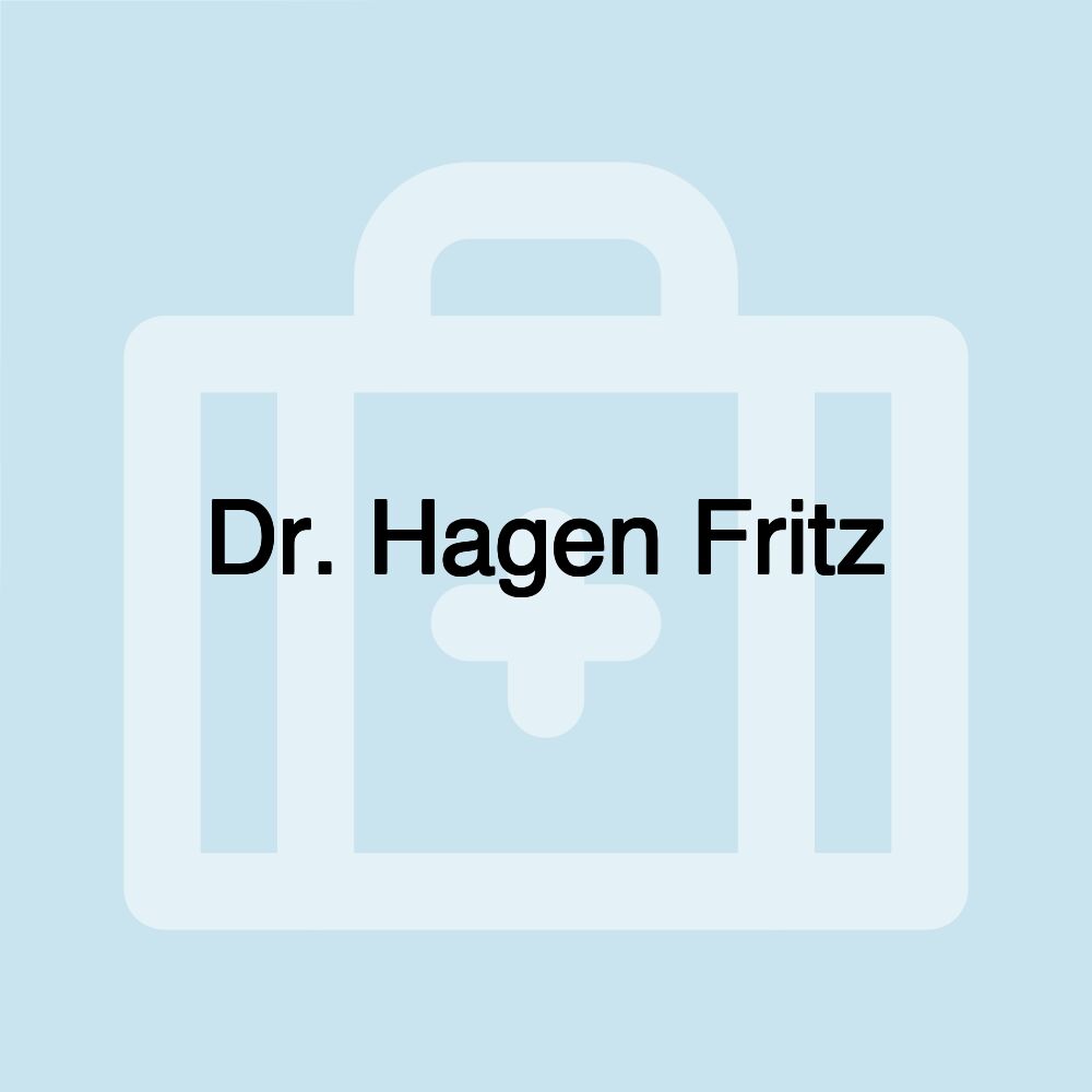 Dr. Hagen Fritz