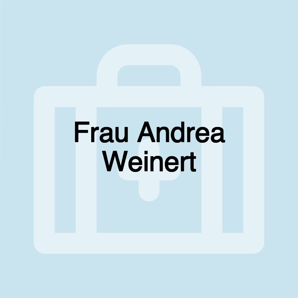 Frau Andrea Weinert