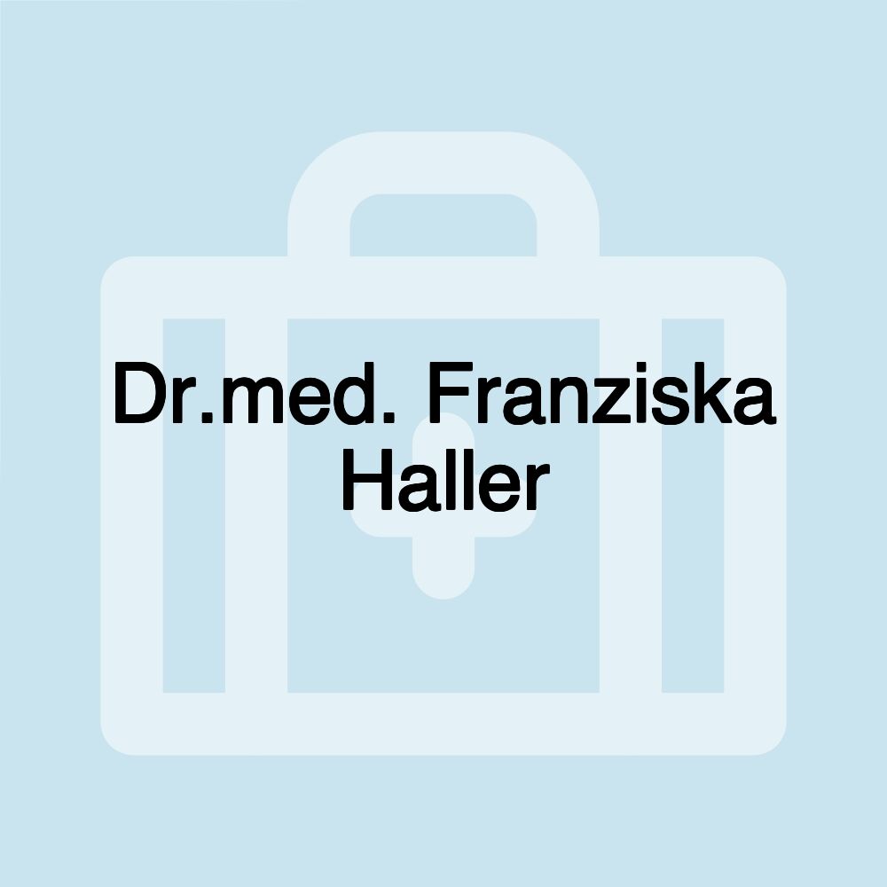 Dr.med. Franziska Haller