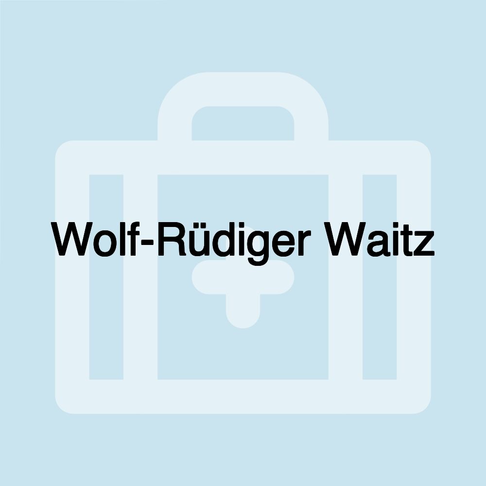 Wolf-Rüdiger Waitz