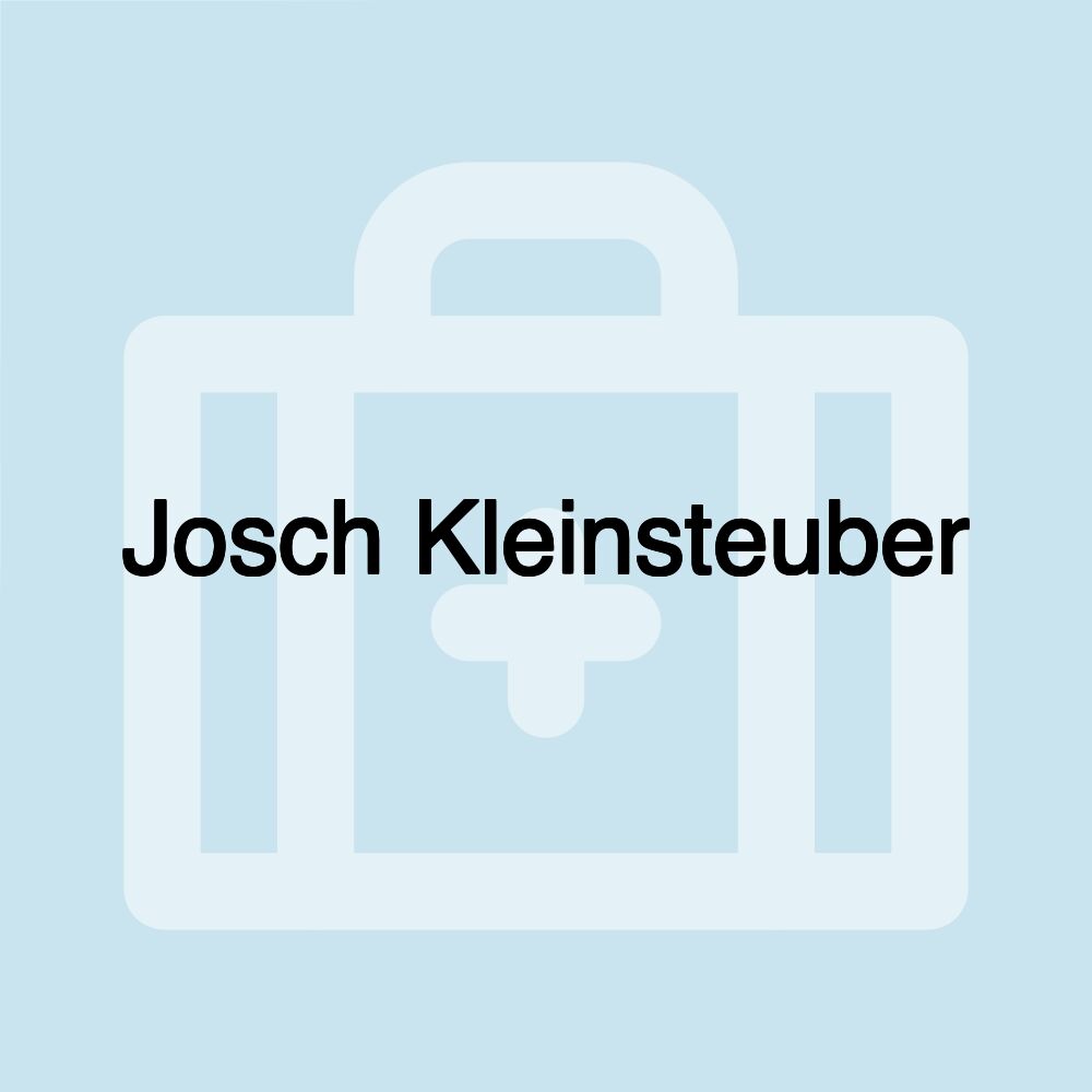 Josch Kleinsteuber