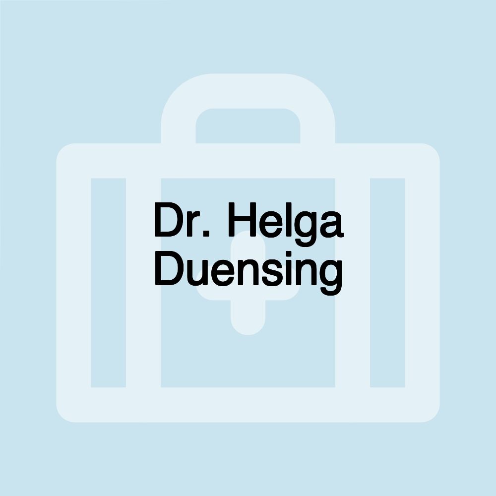 Dr. Helga Duensing