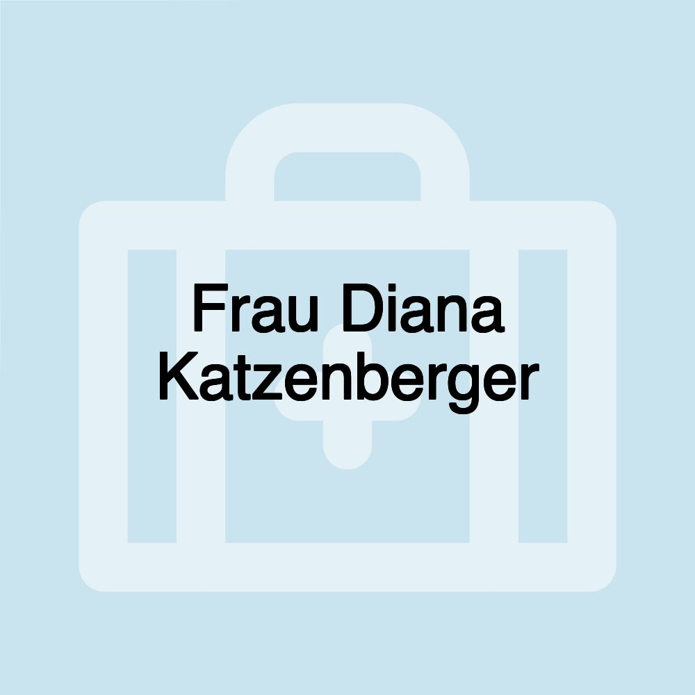 Frau Diana Katzenberger