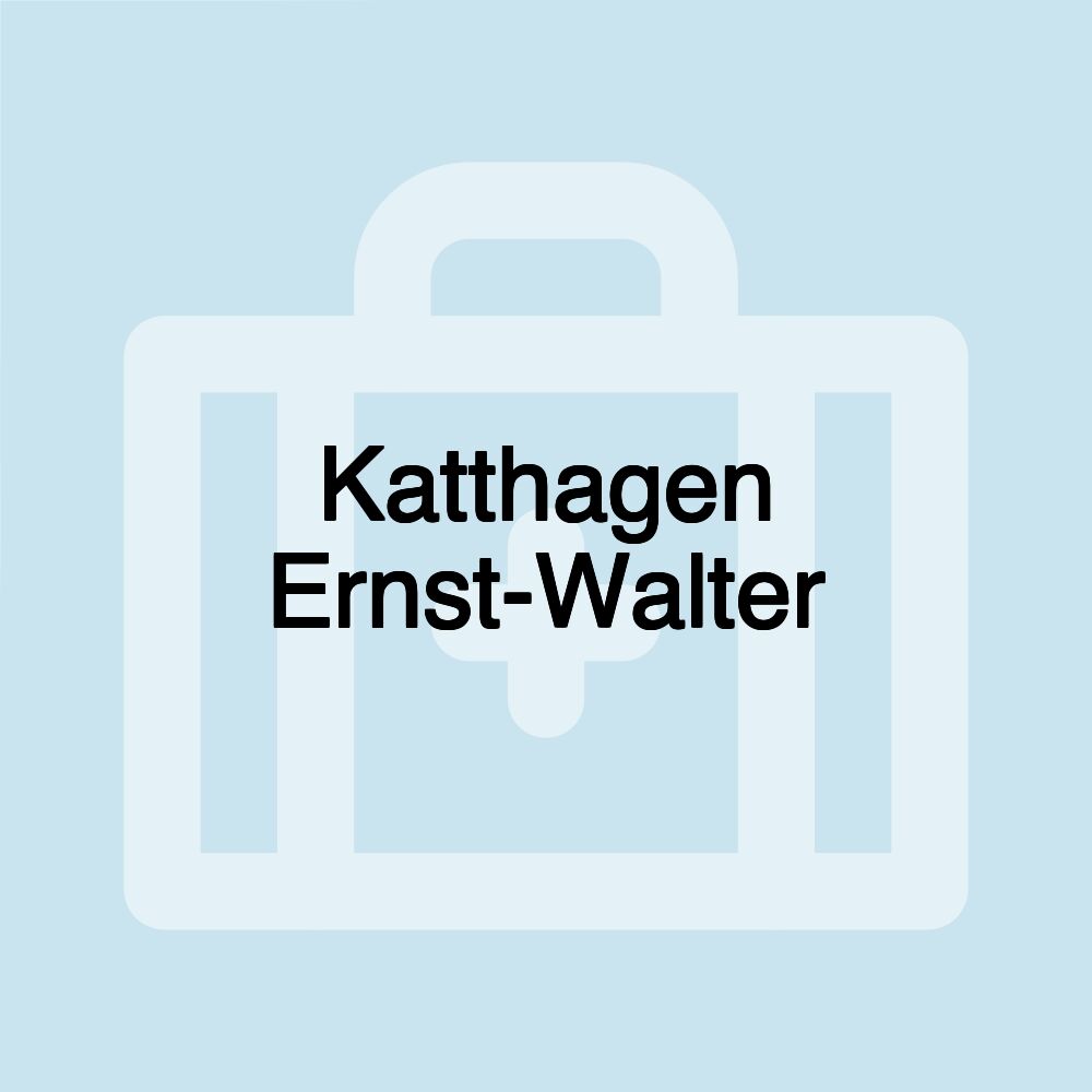 Katthagen Ernst-Walter