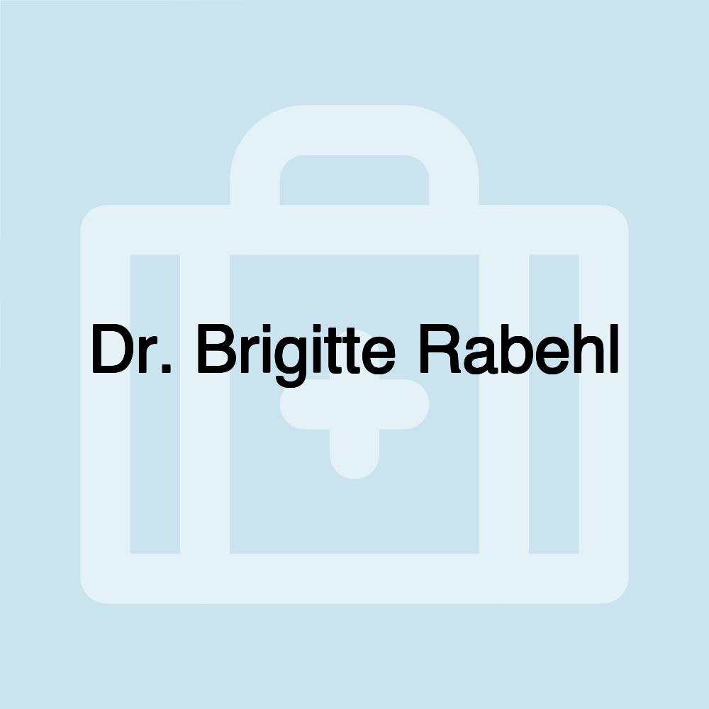 Dr. Brigitte Rabehl