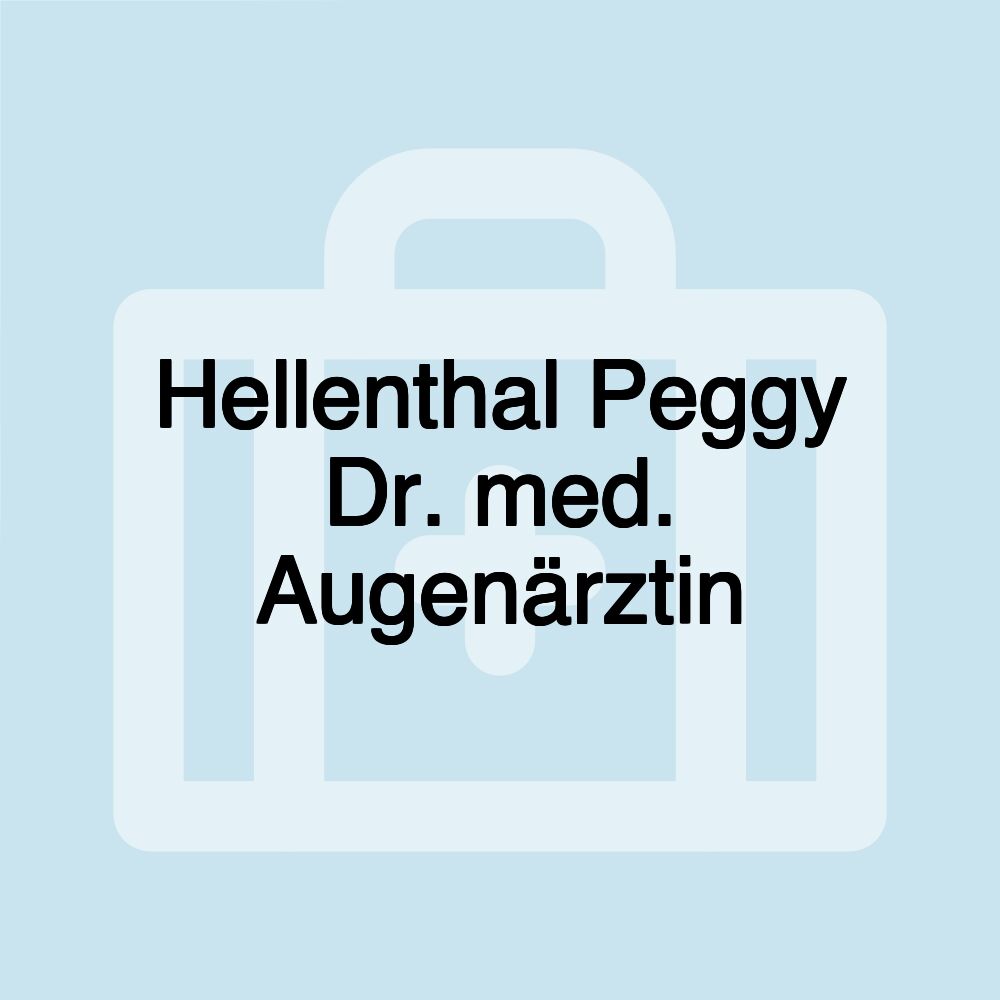 Hellenthal Peggy Dr. med. Augenärztin