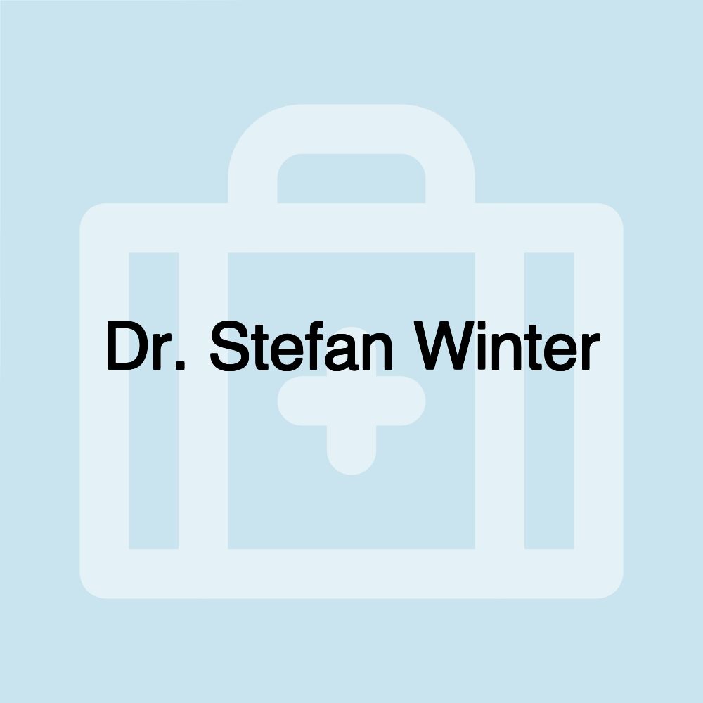 Dr. Stefan Winter