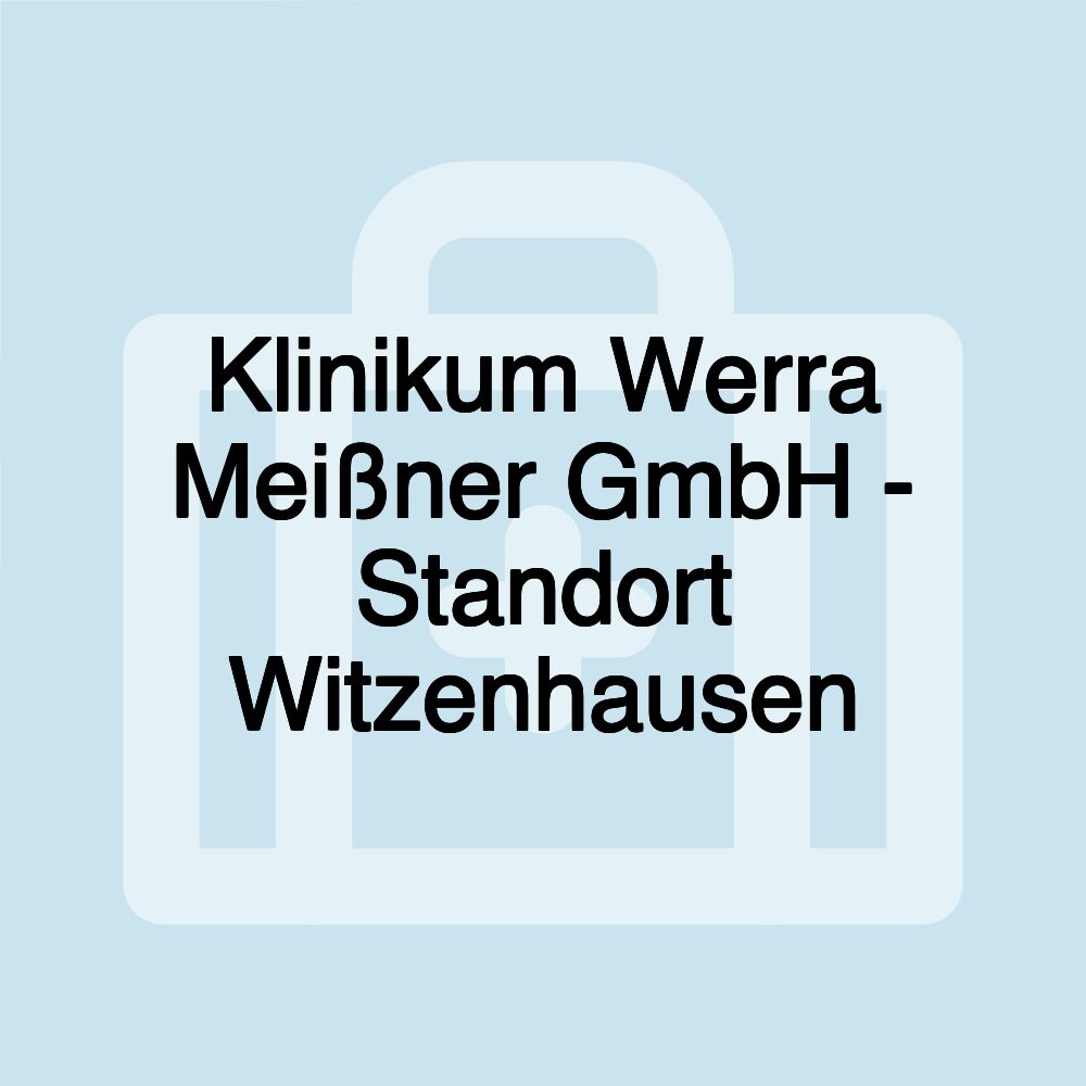 Klinikum Werra Meißner GmbH - Standort Witzenhausen