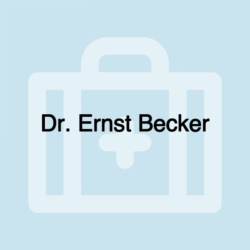 Dr. Ernst Becker