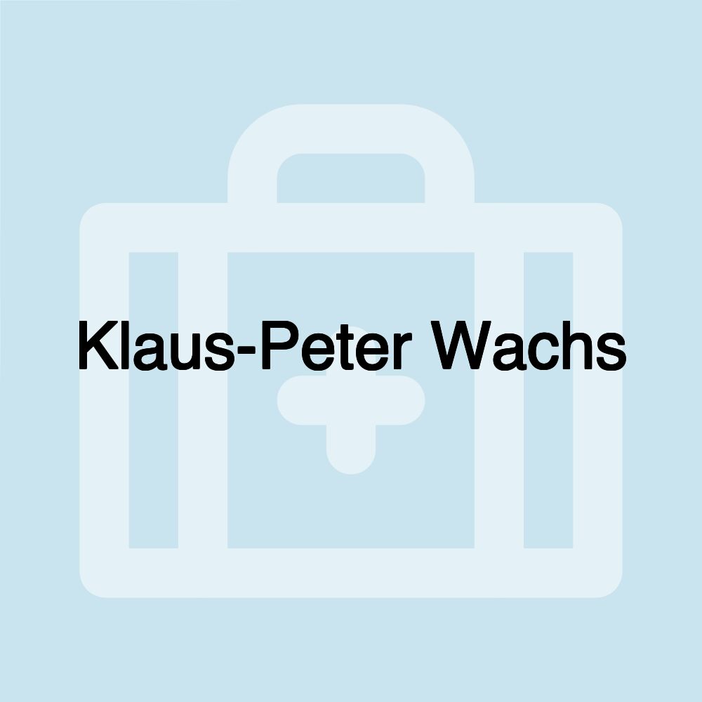 Klaus-Peter Wachs