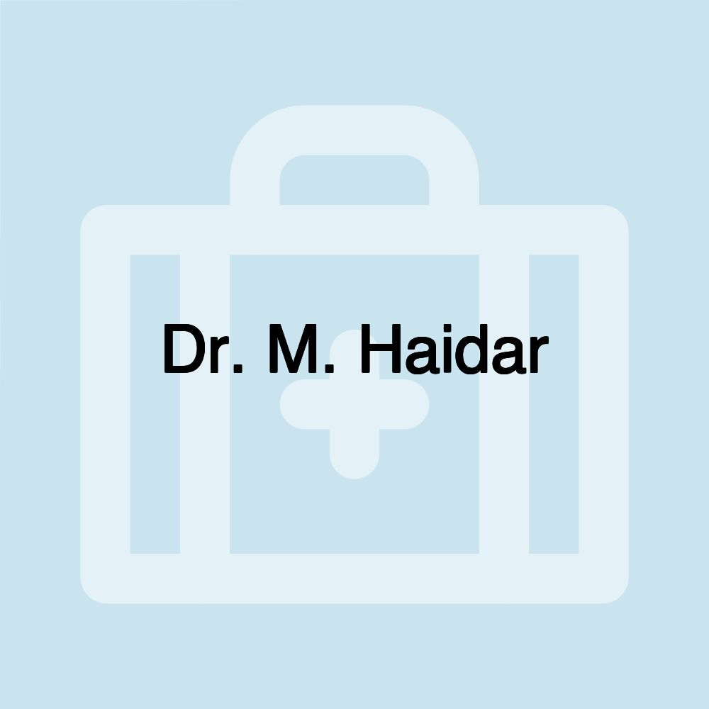 Dr. M. Haidar