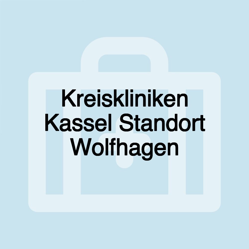 Kreiskliniken Kassel Standort Wolfhagen