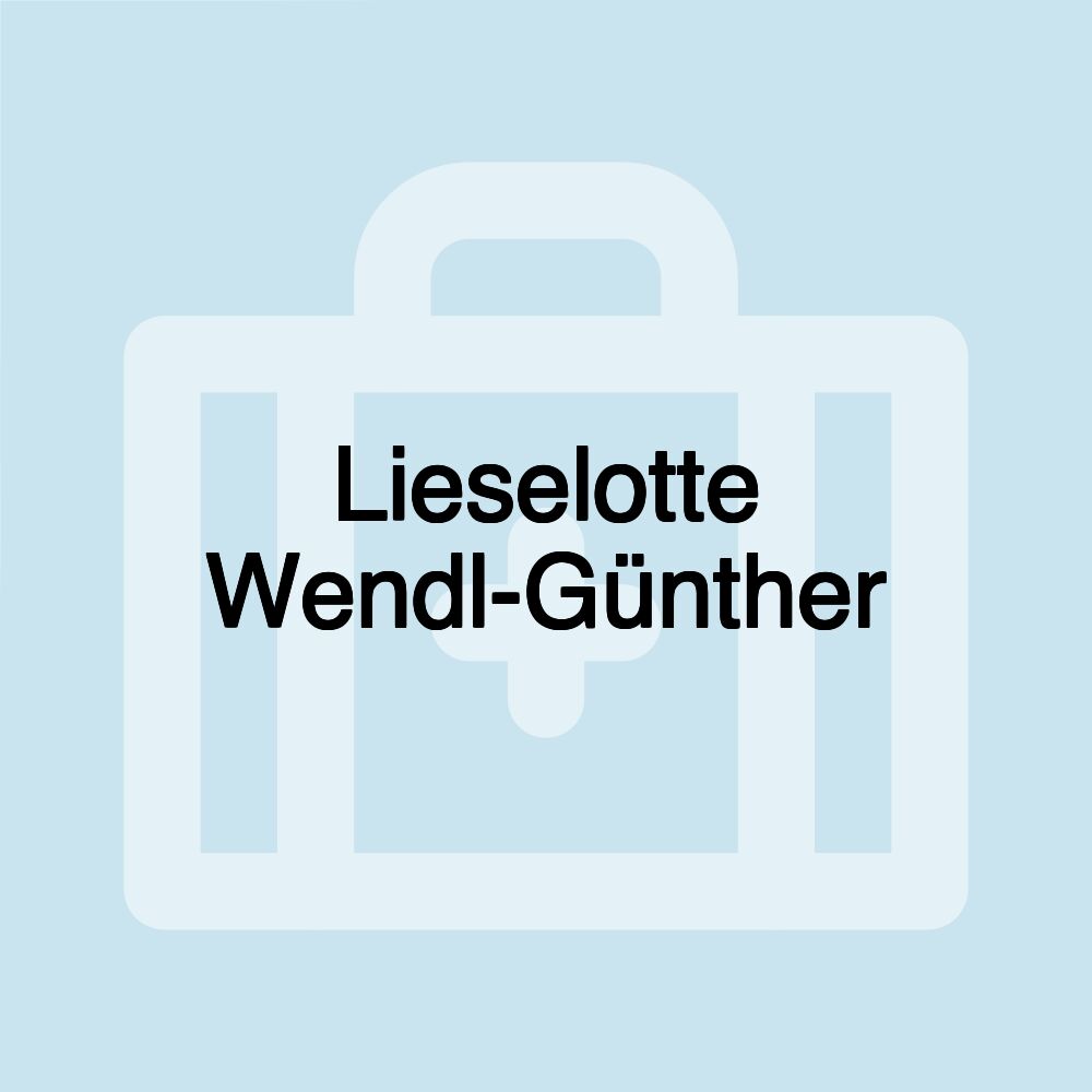 Lieselotte Wendl-Günther