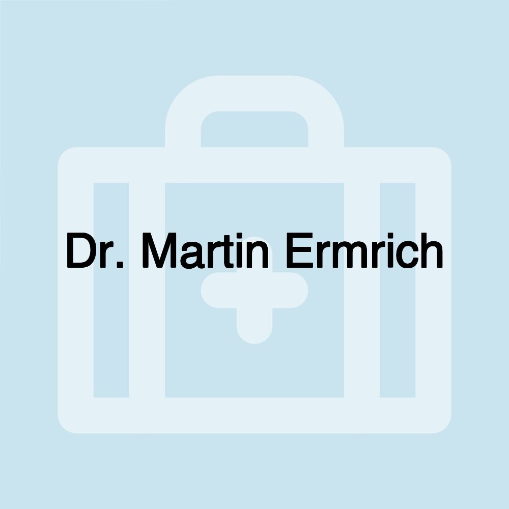 Dr. Martin Ermrich