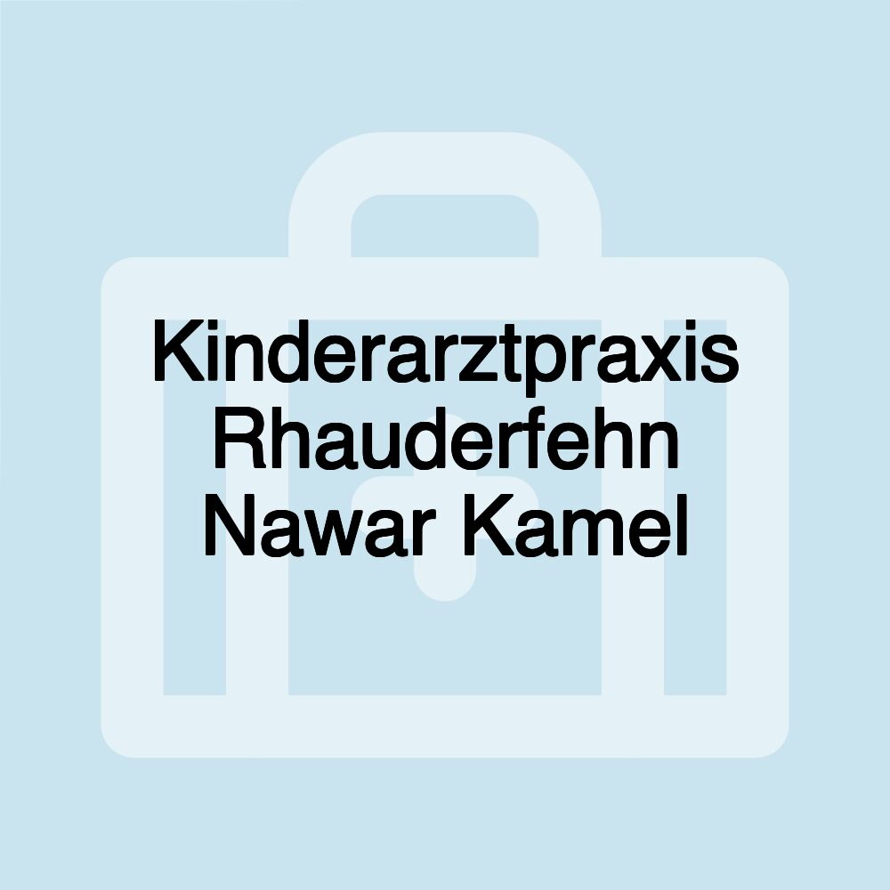 Kinderarztpraxis Rhauderfehn Nawar Kamel