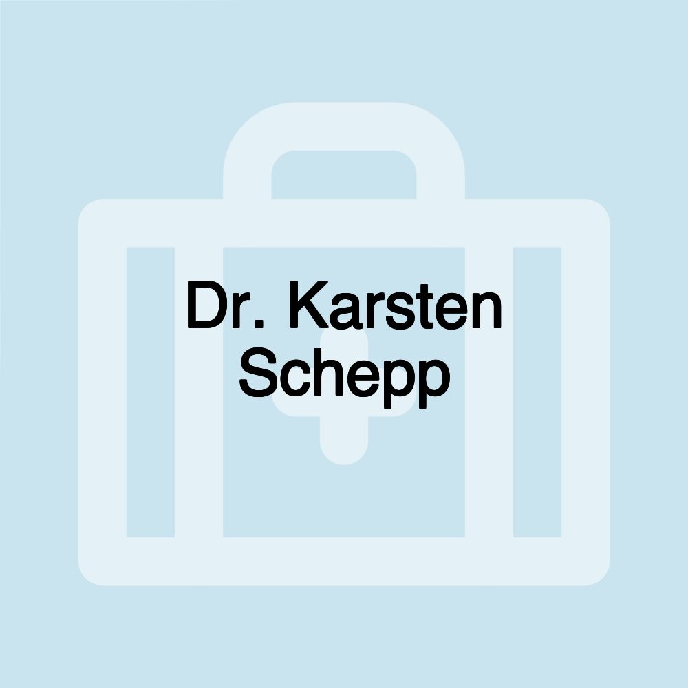 Dr. Karsten Schepp