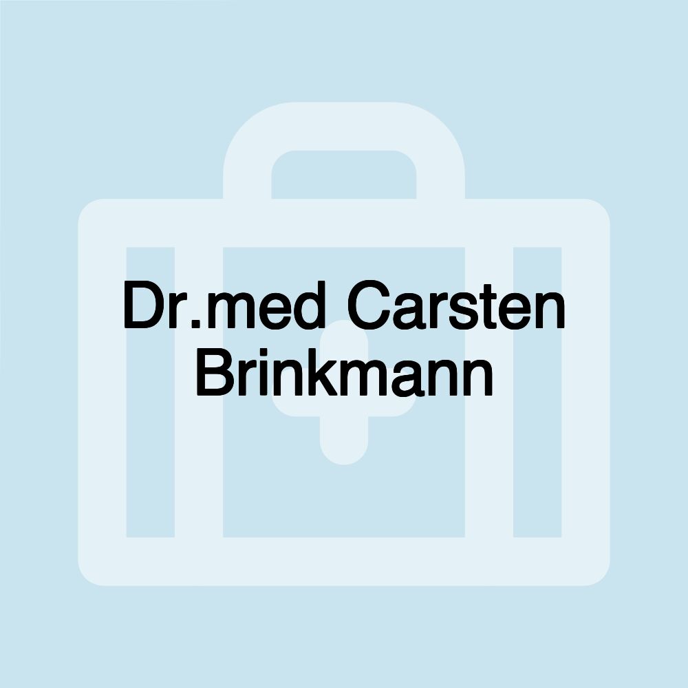 Dr.med Carsten Brinkmann