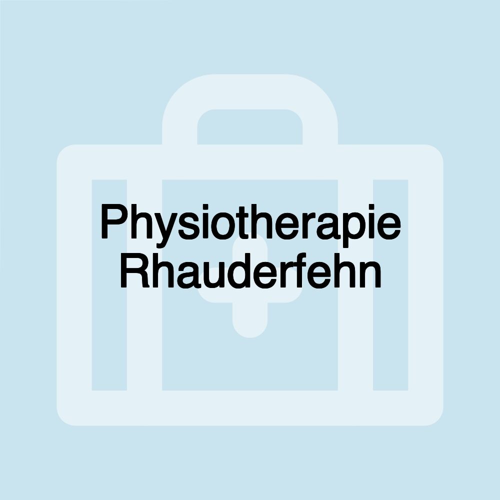 Physiotherapie Rhauderfehn