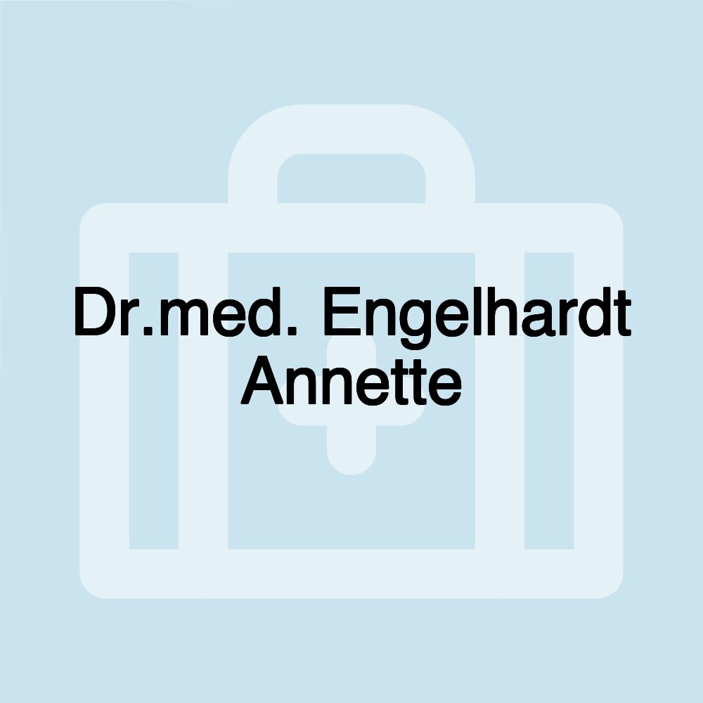 Dr.med. Engelhardt Annette