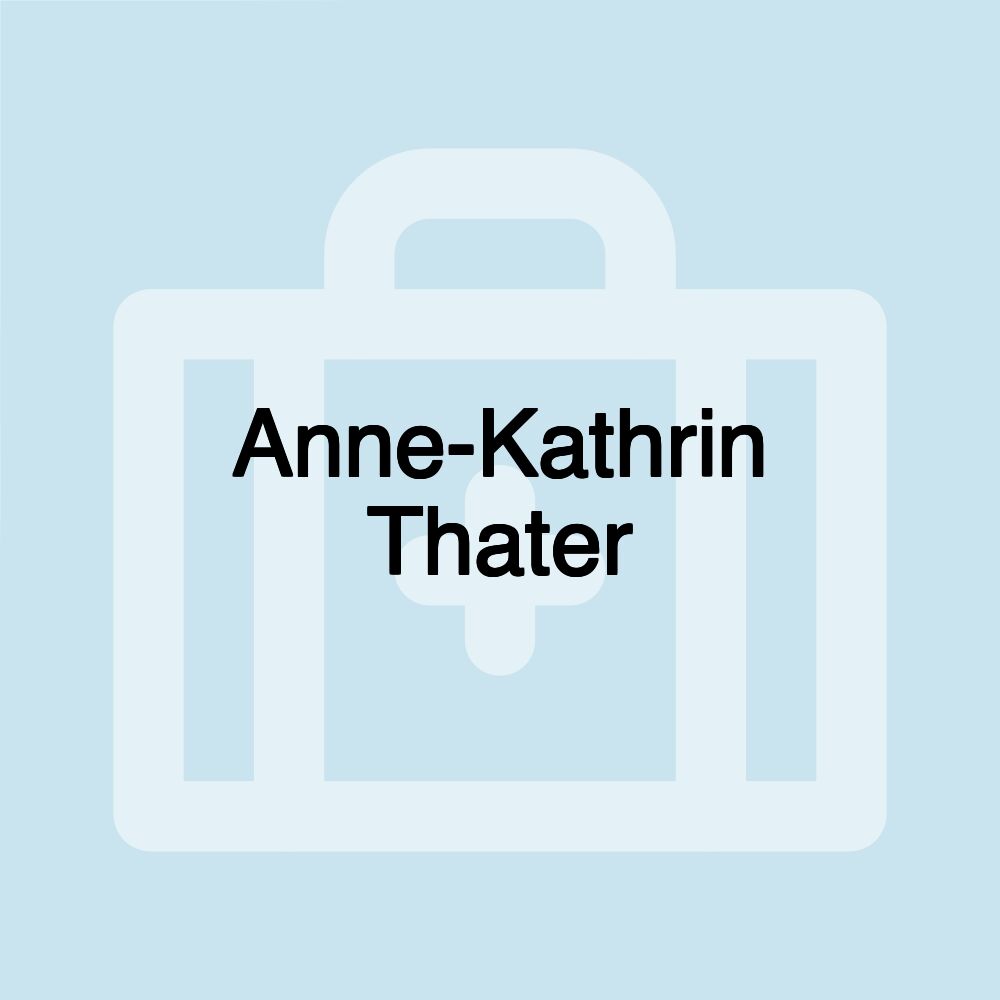 Anne-Kathrin Thater