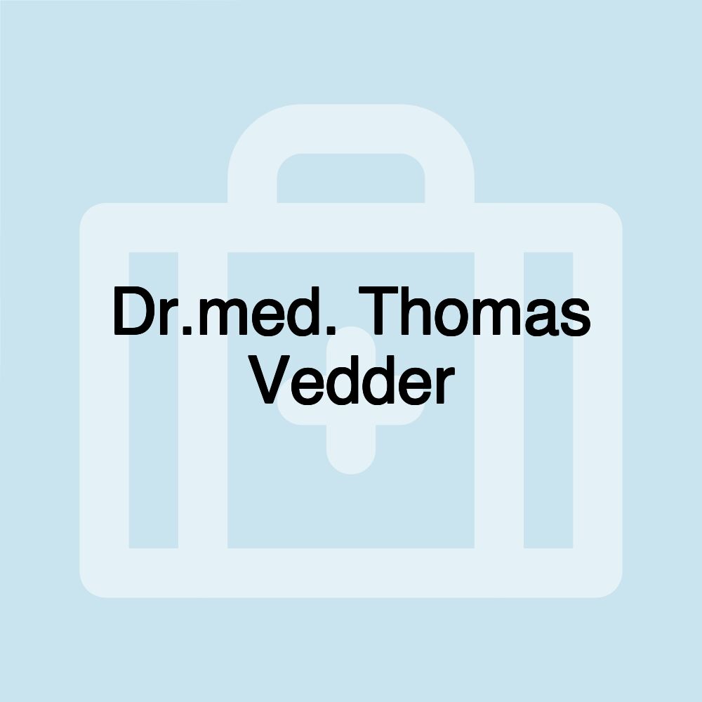 Dr.med. Thomas Vedder