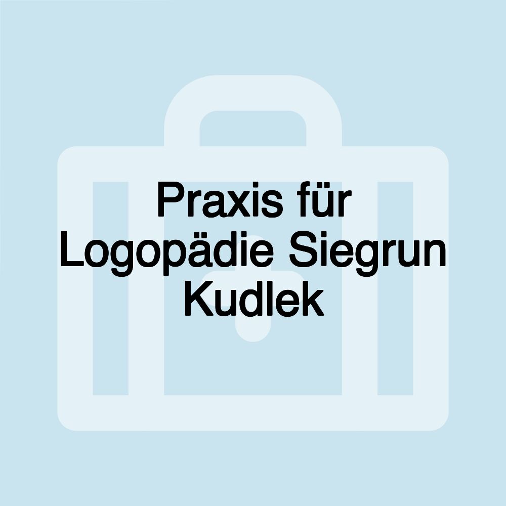 Praxis für Logopädie Siegrun Kudlek